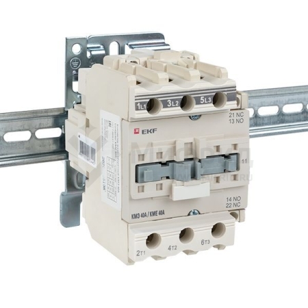 Контактор КМЭ-3 40А кат. 400В AC 1НО+1НЗ EKF ctr-s-40-380