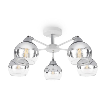 Светильник Jasper 60Вт E27х5 IP20 подвесной Freya FR5225PL-05W