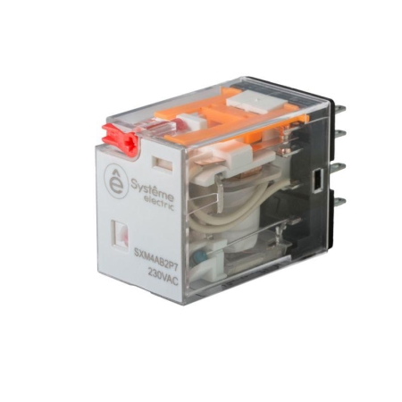 Реле 10А 2CO 230В AC тест кнопка LED SE SXM2CB2P7 Реле 10А 2CO 230В AC тест кнопка LED SE SXM2CB2P7