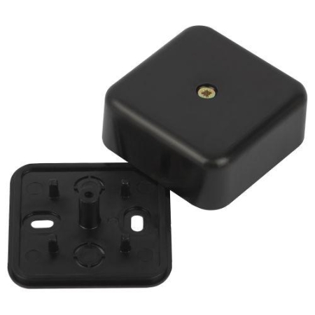 Коробка распаячная 50х50х20мм без клеммы IP40 черн. BS-B-50-50-20 Эра Б0061810