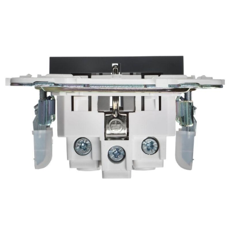 Розетка SKANDY 16А с заземл. без защ. шторок SK-R05T титан IEK SK-R11-16-K48