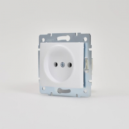 Розетка 1-м СП Karina 16А IP20 без заземл. термопласт механизм бел. LEZARD 707-0288-121B Розетка 1-м СП Karina 16А IP20 без заземл. термопласт механизм бел. LEZARD 707-0288-121B