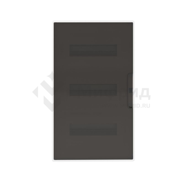 Щиток встраиваемый Фрейм (FRAME) ЩРв-п-36 36мод с тонированной дверцей с 4 шинами PEN (2шт на 8 отверст. и 2шт на 10 отверст.) бел. DKC F36B1WD