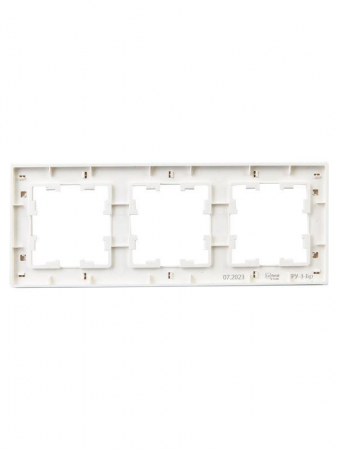 Рамка 3-м BRITE РУ-3-Бр бел. рифленый IEK BR-M32-51-K01 Рамка 3-м BRITE РУ-3-Бр бел. рифленый IEK BR-M32-51-K01