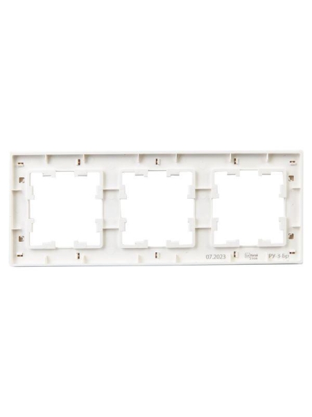 Рамка 3-м BRITE РУ-3-Бр бел. рифленый IEK BR-M32-51-K01 Рамка 3-м BRITE РУ-3-Бр бел. рифленый IEK BR-M32-51-K01