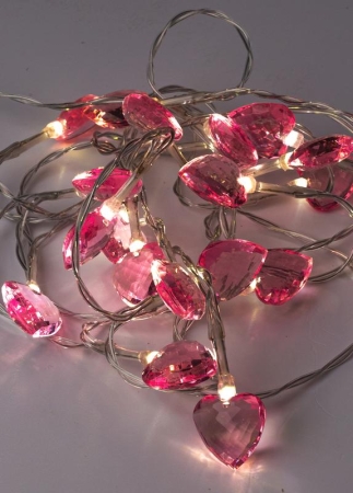 Гирлянда светодиодная "Сердечки 3D" 20LED 2.5х1х2.3см 1.9+0.5м роз. прозр. акрил тепл. бел. КОСМОС KOC_GIR-B111 Гирлянда светодиодная "Сердечки 3D" 20LED 2.5х1х2.3см 1.9+0.5м роз. прозр. акрил тепл. бел. КОСМОС KOC_GIR-B111