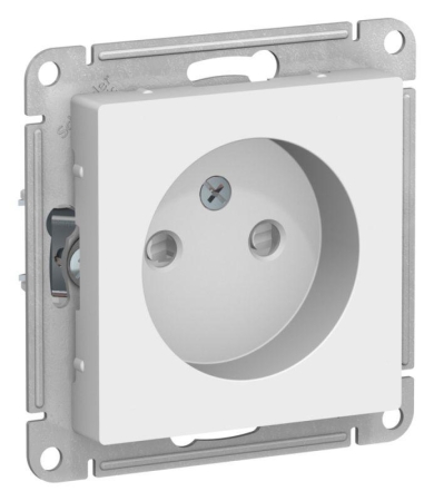 Розетка AtlasDesign 16А без заземл. защ. шторки механизм лотос SE ATN001349 Розетка AtlasDesign 16А без заземл. защ. шторки механизм лотос SE ATN001349