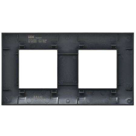 Рамка 2-м SKANDY SK-F02Bl черн. IEK SK-M22-K02 Рамка 2-м SKANDY SK-F02Bl черн. IEK SK-M22-K02