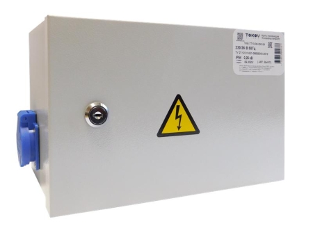 Ящик с понижающим трансформатором ЯТП 0.25 230/24 (2 авт. выкл.) IP54 TOKOV ELECTRIC TKE-TT12-24-250-54