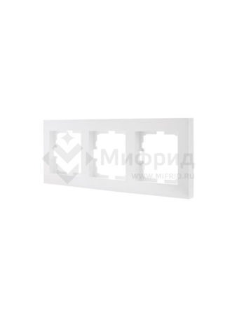 Рамка 3-м VESNA горизонт. бел. LEZARD 742-0200-148