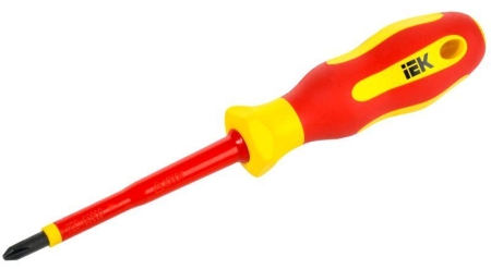 Отвертка диэлектрическая PH2х100 Т2 ARMA2L 5 IEK A2L5-SC30-T2-PH-20-100 Отвертка диэлектрическая PH2х100 Т2 ARMA2L 5 IEK A2L5-SC30-T2-PH-20-100