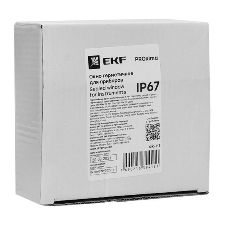 Окно герметичное для приборов IP67 PROxima EKF ak-i-1