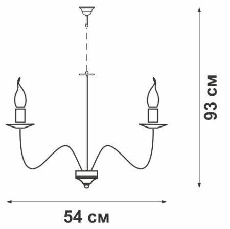 Люстра 5xE14 макс. 40Вт Vitaluce V1301/5 Люстра 5xE14 макс. 40Вт Vitaluce V1301/5