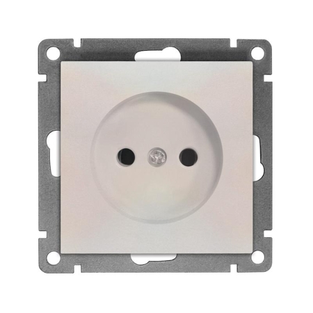 Розетка 1-м СП Афина 16А IP20 без заземл. механизм жемчуж. Universal A0022-OBr Розетка 1-м СП Афина 16А IP20 без заземл. механизм жемчуж. Universal A0022-OBr