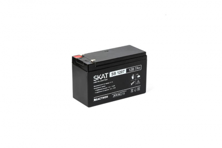 Аккумулятор 12В 7А.ч макс. ток заряда 2.1А SKAT SB 1207 Бастион 2533 Аккумулятор 12В 7А.ч макс. ток заряда 2.1А SKAT SB 1207 Бастион 2533