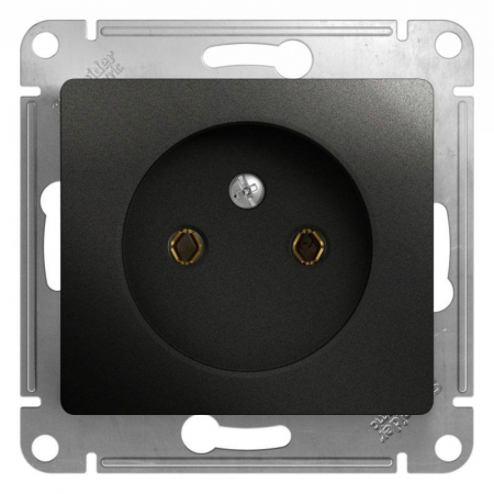 Розетка 1-м СП 1мод. Glossa 16А IP20 250В без заземл. механизм антрацит SE GSL000741 Розетка 1-м СП 1мод. Glossa 16А IP20 250В без заземл. механизм антрацит SE GSL000741