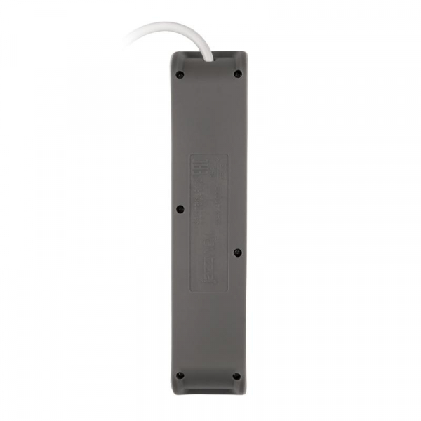 Удлинитель 4х3м с заземл. с выкл. бел. ET-04-300W (4х3.0) JAZZway 5051812