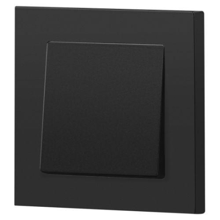 Кнопка Accent 6-109-05 10А-250В IP20 СУ антрацит Intro Б0063612