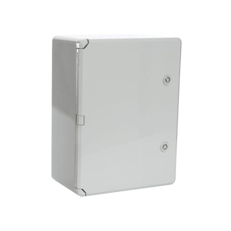 Корпус пластиковый распределительный ЩРН-24 IP65 сер. дверь 400х300х170 Промрукав PR08.26499