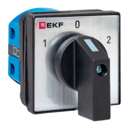 Переключатель кулачковый ПК-1-41 1п 25А "1-0-2" IP65 EKF pk-1-41-25-65 Переключатель кулачковый ПК-1-41 1п 25А "1-0-2" IP65 EKF pk-1-41-25-65