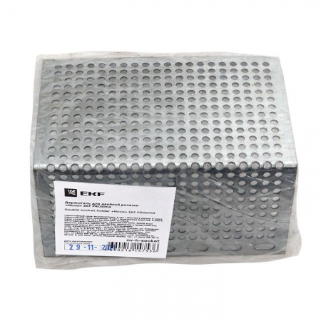 Держатель для 2-м розетки Nova PROxima EKF nv-h-socket Держатель для 2-м розетки Nova PROxima EKF nv-h-socket