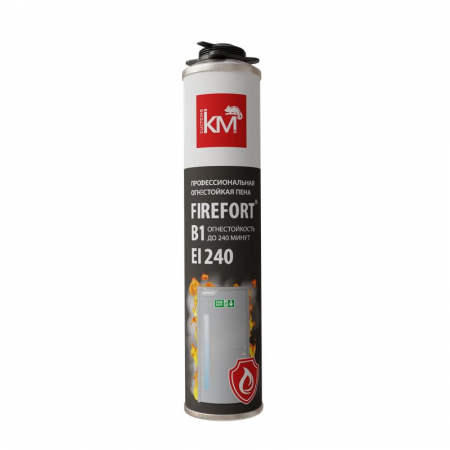 Пена монтажная огнестойкая FIREFORT B1 KM-FF-POM-B1 750мл КМ LO43490 Пена монтажная огнестойкая FIREFORT B1 KM-FF-POM-B1 750мл КМ LO43490
