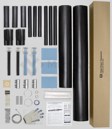 Муфта кабельная соединит. 10кВ 10СТп(тк)-3х(35-50) с болтов. соединителями Нева-Транс Комплект 22010030