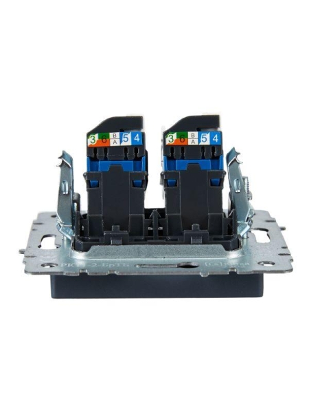 Розетка компьютерная двойн. СП RJ45 кат.6 BRITE РК11-2-БрМ механизм маренго IEK BR-K20-2-K35 Розетка компьютерная двойн. СП RJ45 кат.6 BRITE РК11-2-БрМ механизм маренго IEK BR-K20-2-K35