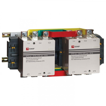 Контактор реверсивный КТЭ 115А кат. 230В AC 2НО EKF ctr-b-r-115 Контактор реверсивный КТЭ 115А кат. 230В AC 2НО EKF ctr-b-r-115