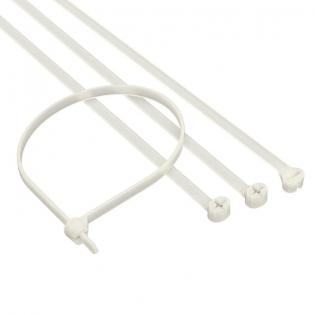 Хомут кабельный 4.8х300 P6.6 с двойным замком бел. (уп.100шт) DKC 21217SR Хомут кабельный 4.8х300 P6.6 с двойным замком бел. (уп.100шт) DKC 21217SR