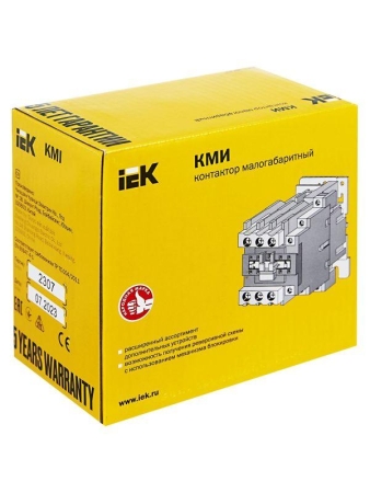Контактор КМИ-35012 50А 230В/АС3 1НО 1НЗ KARAT IEK KKM31-050-230-11 Контактор КМИ-35012 50А 230В/АС3 1НО 1НЗ KARAT IEK KKM31-050-230-11