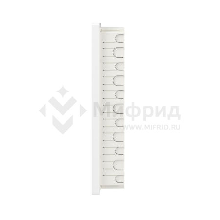 Щиток встраиваемый Фрейм (FRAME) ЩРв-п-36 36мод с тонированной дверцей с 4 шинами PEN (2шт на 8 отверст. и 2шт на 10 отверст.) бел. DKC F36B1WD