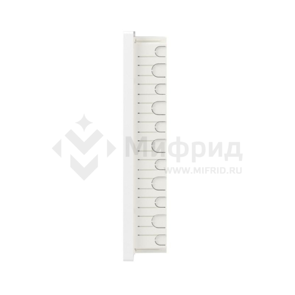 Щиток встраиваемый Фрейм (FRAME) ЩРв-п-36 36мод с тонированной дверцей с 4 шинами PEN (2шт на 8 отверст. и 2шт на 10 отверст.) бел. DKC F36B1WD