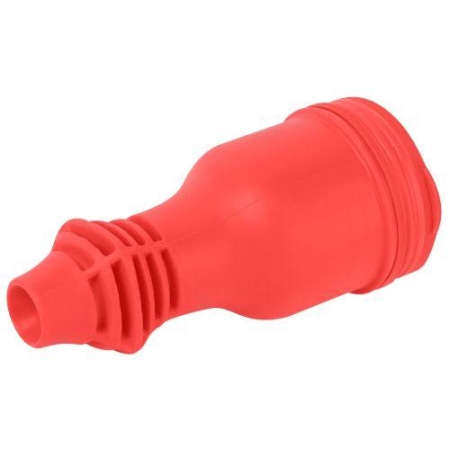 Розетка RX11-R-IP44 прямая с заземл. каучук красн. ЭРА Б0069326