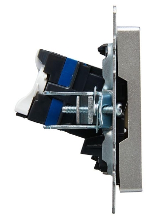 Розетка компьютерная двойн. СП RJ45 кат.6 BRITE РК11-2-БрА механизм алюм. IEK BR-K20-2-K47 Розетка компьютерная двойн. СП RJ45 кат.6 BRITE РК11-2-БрА механизм алюм. IEK BR-K20-2-K47