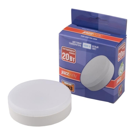 Лампа светодиодная PLED-GX53 20Вт 4000К нейтр. бел. GX53 JazzWay 5065314