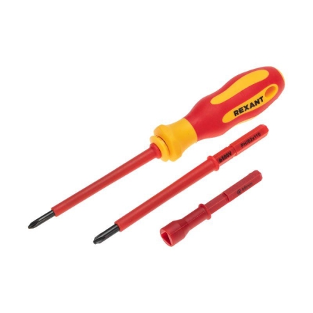 Набор отверток диэлектрических 14 предметов Rexant 12-4773-3 Набор отверток диэлектрических 14 предметов Rexant 12-4773-3