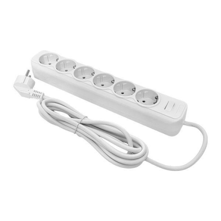 Удлинитель с сетевым фильтром 6х3м с заземл. 10А IP20 Блокбастер 2.2кВт ПВС 3х0.75 с выкл. PROxima EKF UFP10-375-6-03 Удлинитель с сетевым фильтром 6х3м с заземл. 10А IP20 Блокбастер 2.2кВт ПВС 3х0.75 с выкл. PROxima EKF UFP10-375-6-03