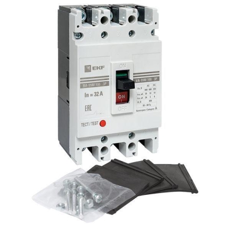 Выключатель автоматический 3п 100/32А 35кА ВА-99М PROxima EKF mccb99-100-32m Выключатель автоматический 3п 100/32А 35кА ВА-99М PROxima EKF mccb99-100-32m