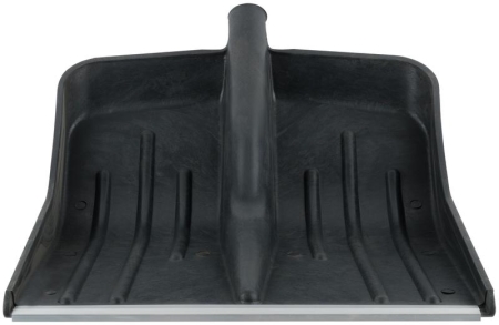 Лопата для уборки снега большая 420х420мм без черенка пластик. 68100