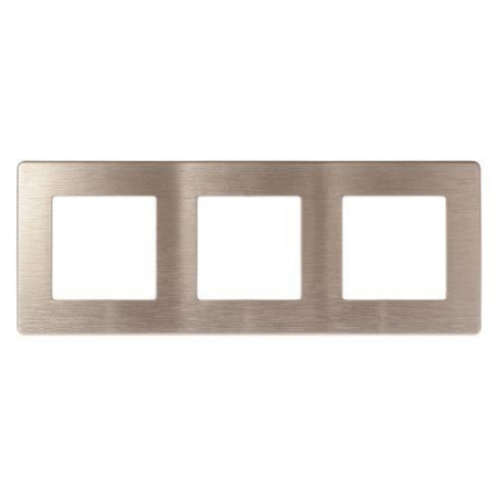 Рамка 3-м 12-5103-04 сатин шампань Эра Б0052522 Рамка 3-м 12-5103-04 сатин шампань Эра Б0052522