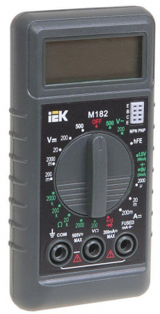 Мультиметр цифровой Compact M182 IEK TMD-1S-182 Мультиметр цифровой Compact M182 IEK TMD-1S-182