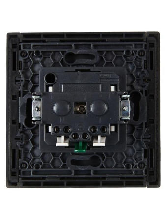 Розетка СП FORTE&PIANO FP314 16А с заземл. без защ. шторок безвинт. крепл. сер. IEK FP-R11-16-1-K03