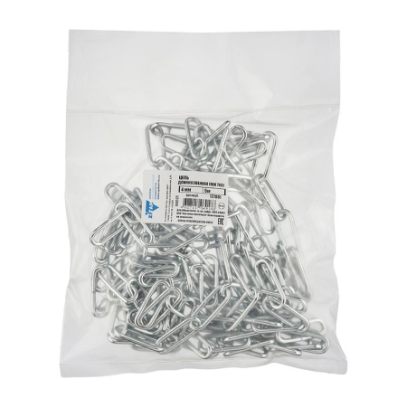 Цепь длиннозвенная 4мм DIN 763 (5м) Tech-Krep/Zitar 127861