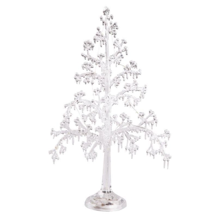 Фигура светодиодная "Ель" 51см 15LED бел. 1Вт IP20 на подставке элементы питания 3хAAA (не в компл.) Neon-Night 513-033