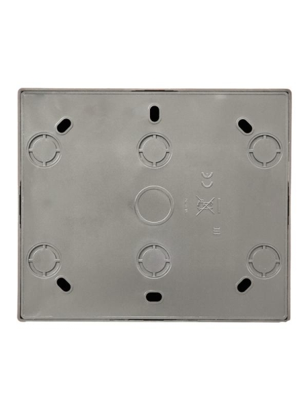 Розетка 4-мест. с заземл. LETO закрытый корпус ПБТ платина LEZARD 752-3500-127BDP