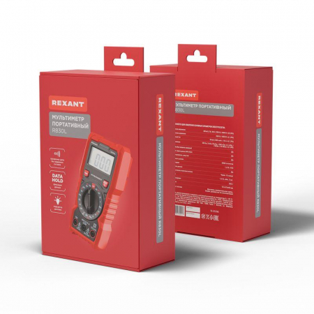 Мультиметр портативный R830L Rexant 13-3106 Мультиметр портативный R830L Rexant 13-3106