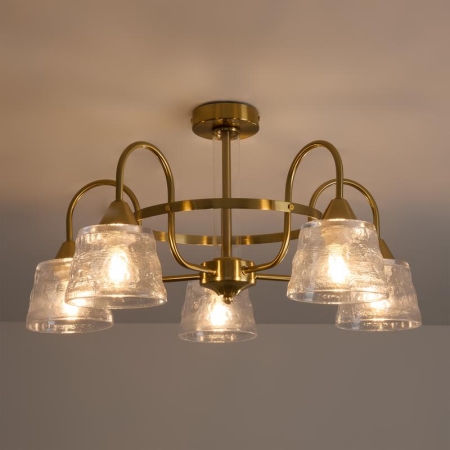 Светильник Caramel 5х60Вт E27 IP20 подвесной Freya FR5522PL-05BS1