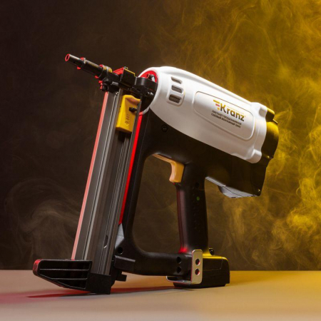 Пистолет гвоздезабивной газовый монтажный GN95 95Дж длина гвоздей 15-40мм d2.7-3мм KRANZ KR-16-1650 Пистолет гвоздезабивной газовый монтажный GN95 95Дж длина гвоздей 15-40мм d2.7-3мм KRANZ KR-16-1650