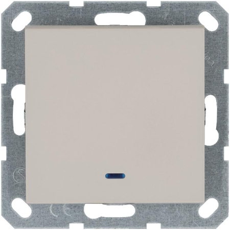 Переключатель проходной 1-кл. 10А IP20 с подсветкой механизм тауп Jasmart G3012NT Переключатель проходной 1-кл. 10А IP20 с подсветкой механизм тауп Jasmart G3012NT